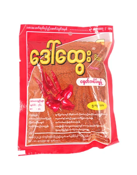 Daw Htwe Fine Ground Chili Powder (ဒေါ်ထွေး ငရုတ်သီး အစိမ်းမှုန့်)