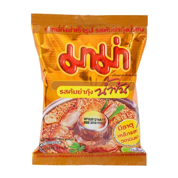 MAMA Thai Instant Noodles Tom Yum Kung Creamy Flavour Spicy Sweet Sour