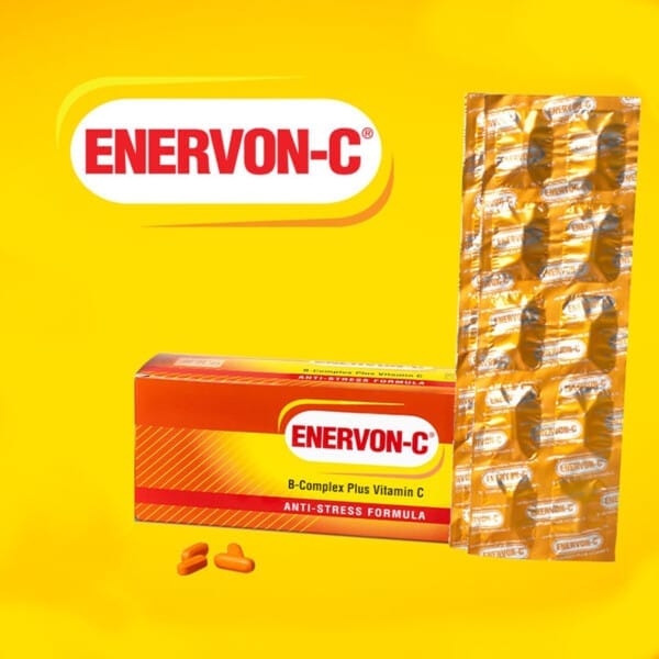Enervon-C (B-Complex Vitamin C Anti-Stress Formula) (1 x 10 Tablets)