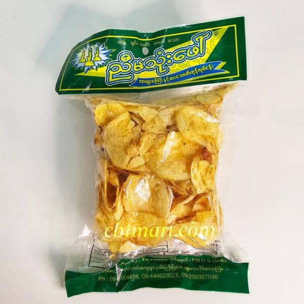 Three Sisters Fried Potato Chips Regular (ညီမသုံး​ဖေါ် အပါးအာလူးကြော် အချို)