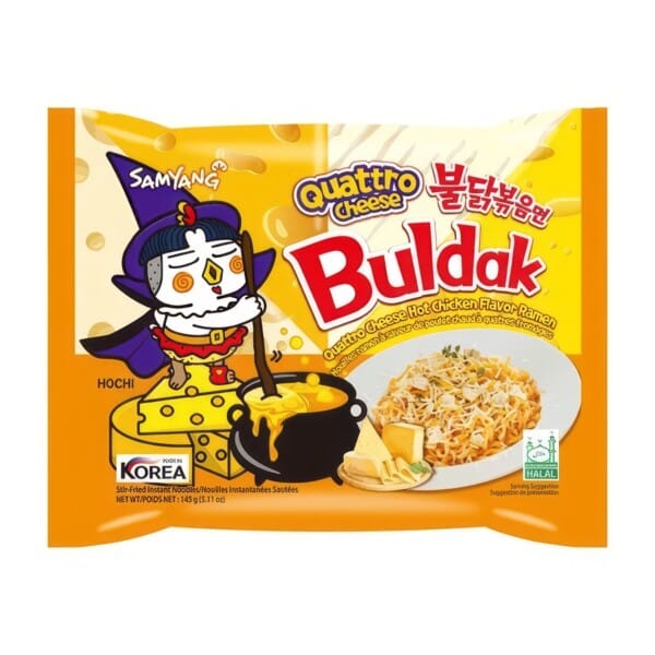 Samyang Buldak Quattro Cheese Hot Chicken Flavour 145G