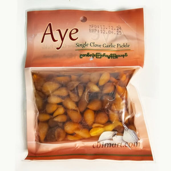 Aye Single Clove Garlic Pickle (ဉတလုံး ကြက်သွန်ဖြူသနပ်)