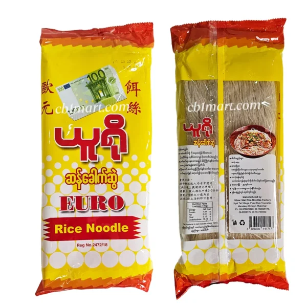 Euro Dry Rice Noodle ဆန်​ခေါက်ဆွဲ ​ရေစိမ်