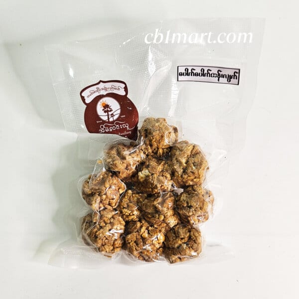 Eain Linn Thu Caramel Popcorn အိမ်လင်းသူ ပေါက်​ပေါက်ထန်းလျက် 160g