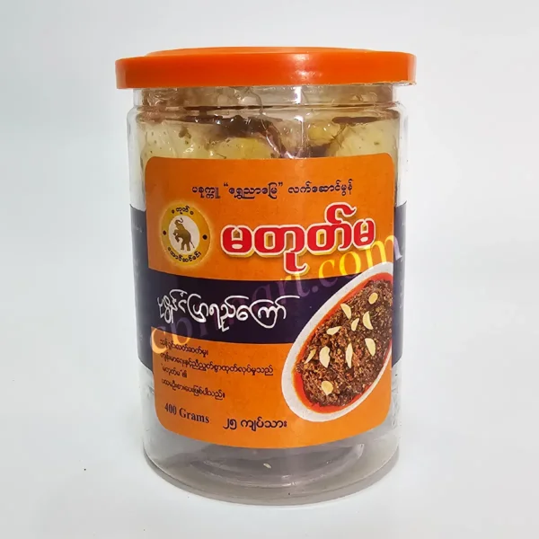 Ma Tote Ma Fried Fish Sauce with Prawn မတုတ်မ ပုဇွန်ငံပြာရည်ကြော် (400g)
