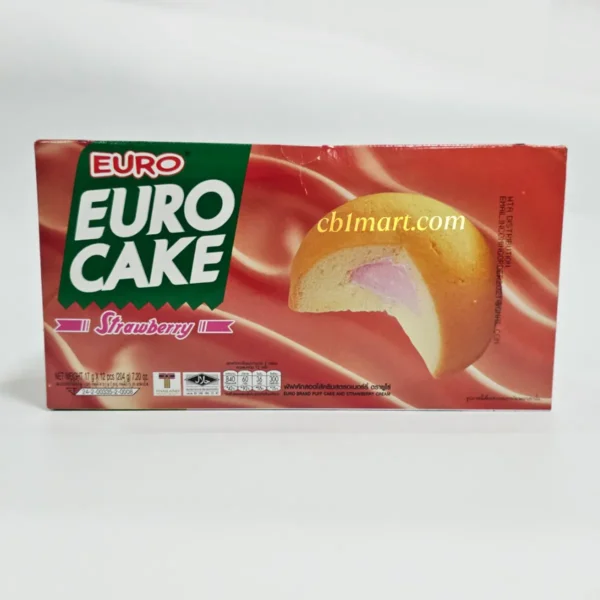 Euro Strawberry Cake Box (17g x 12pcs)